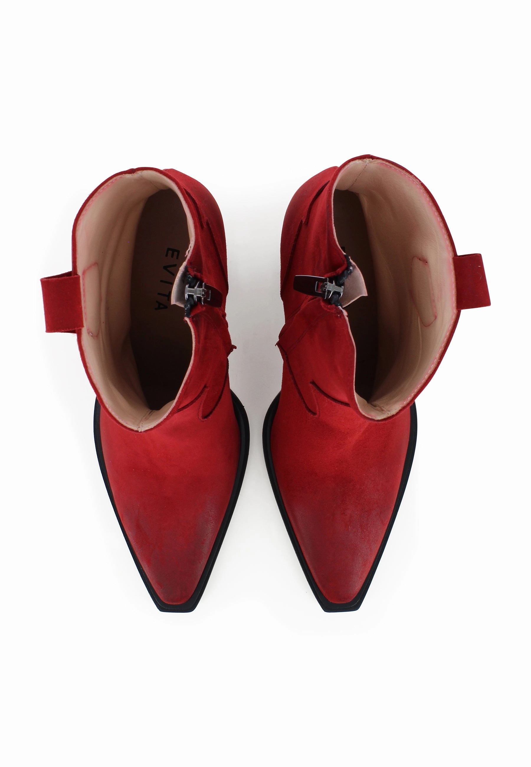 Ara Mantova Stiefel GAIA Damen Cowboy Stiefelette  -  Nubukleder Bordeaux