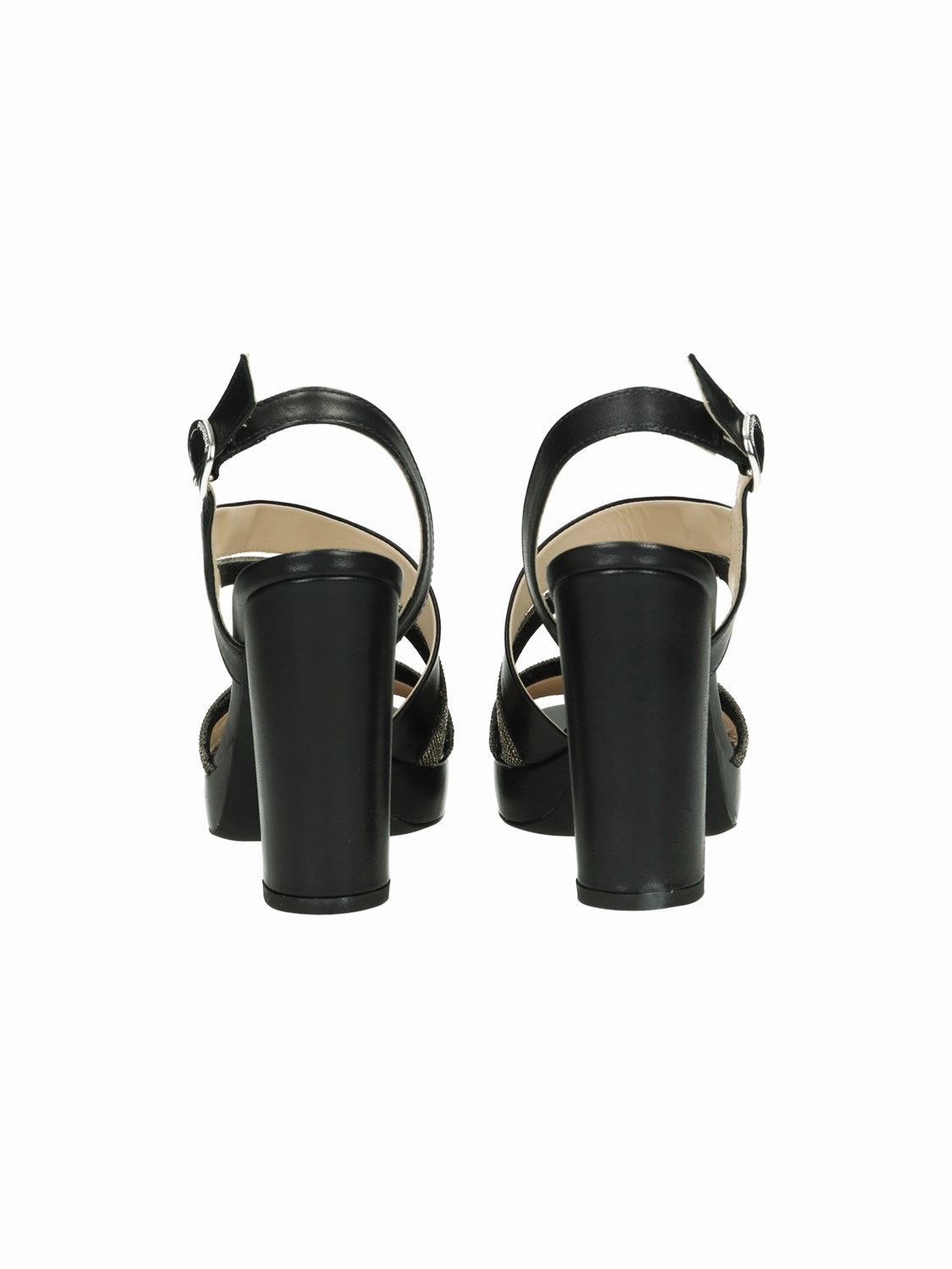 Sandalen Karly E410220D Nappa Pandora Battis TPU nero