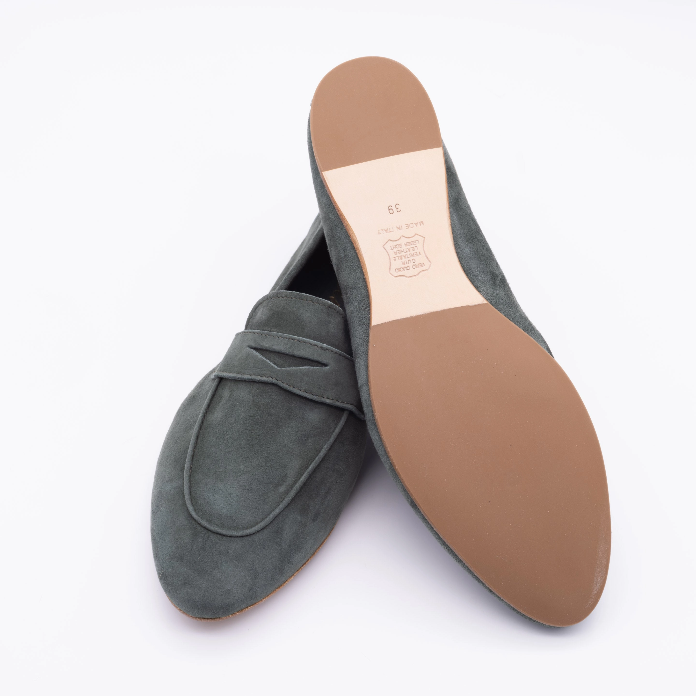 Janet & Janet Loafers Penny Loafer Dunkelgrn