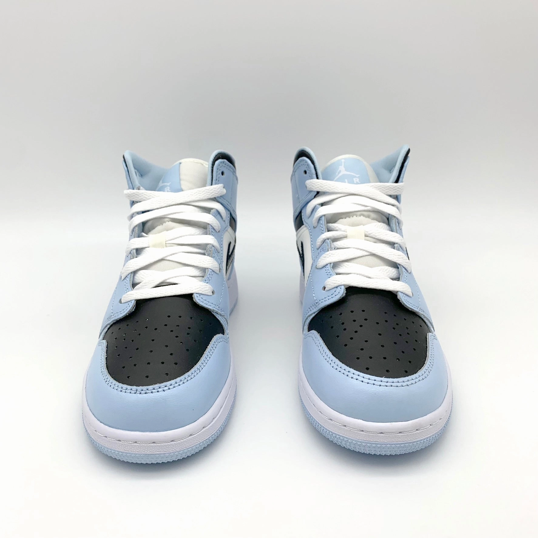 Jordan 1 Mid Ice Blue Sneaker Absatz