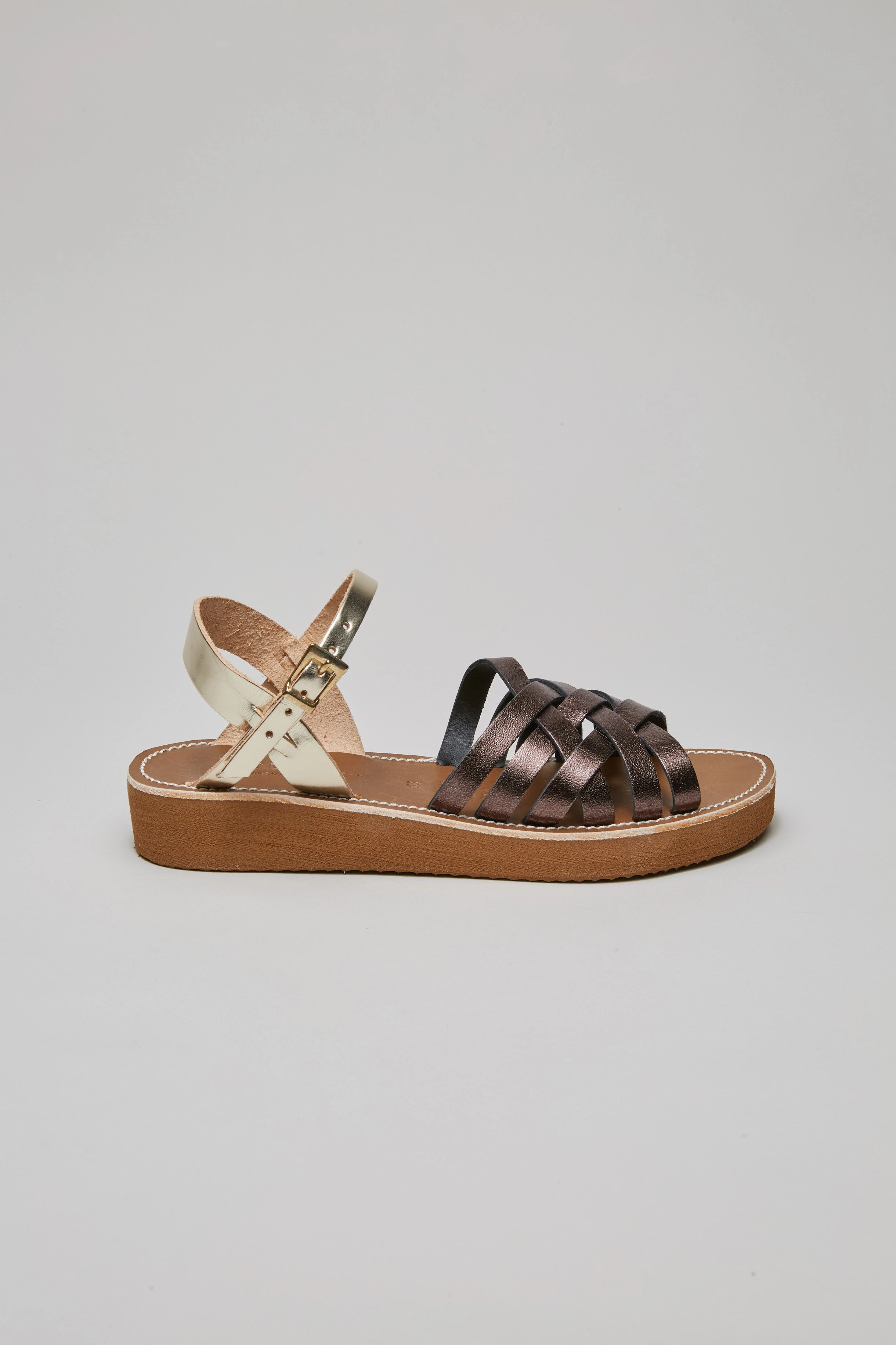 CLEO Sandalen bronze Sandalen Hoher Schaft