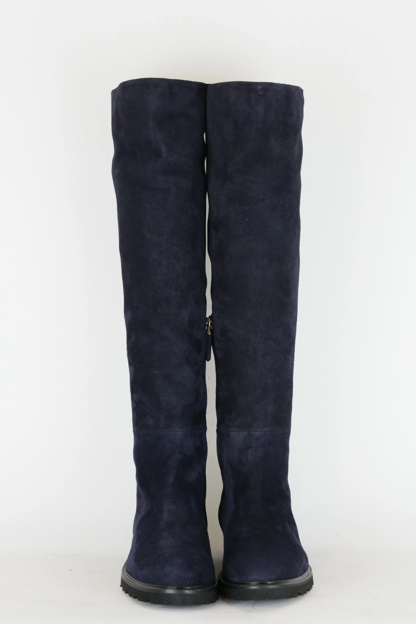 Dkode Stiefel Hohe Stiefel Wildleder blau