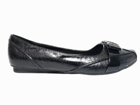 Damen Slipper Halbschuhe Ballerina Loafer Mokassins Slip On Flats Freizeit Black # 22 Dress Loafers