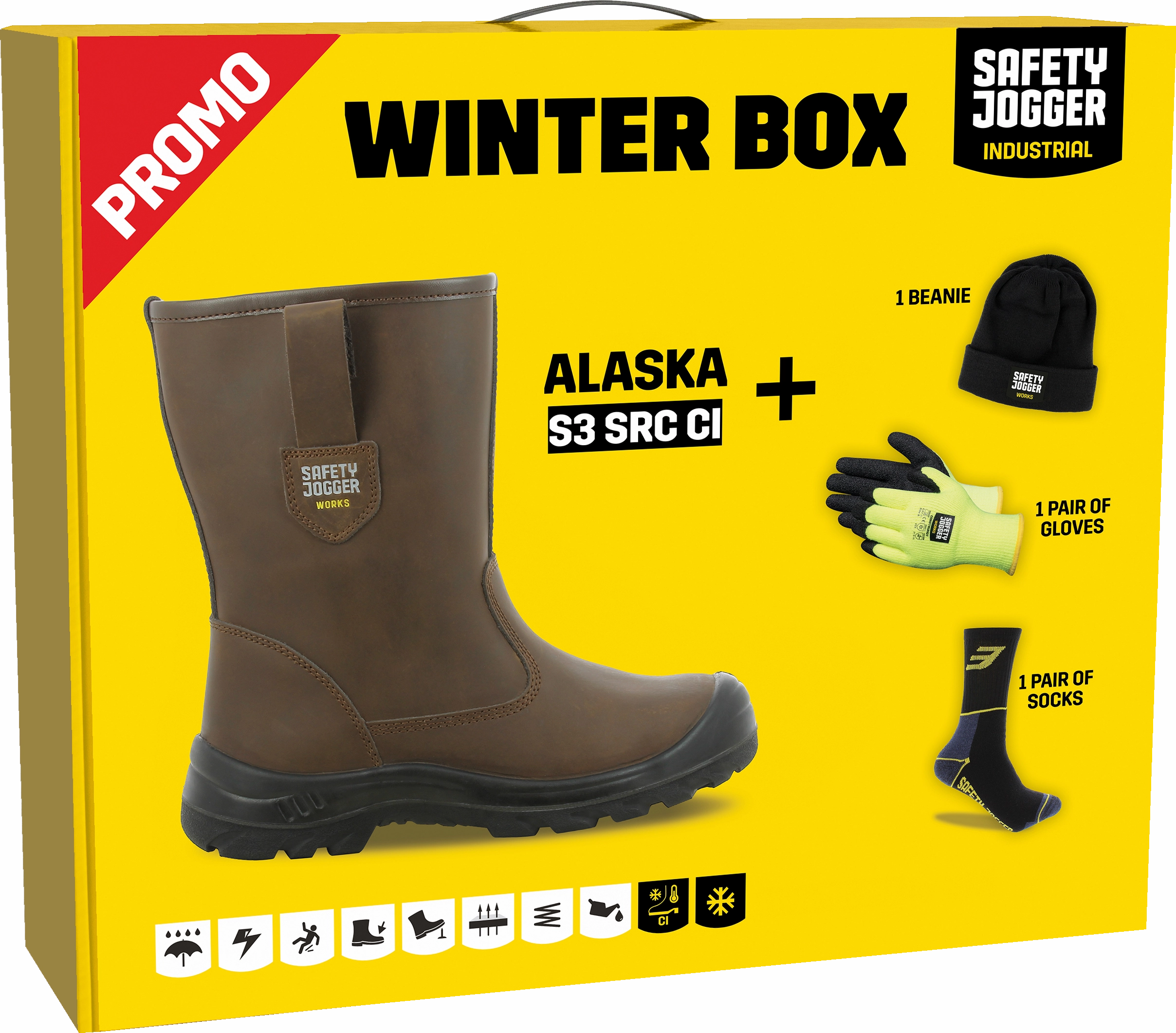 SJ Winterbox Alaska S3 Elten Sicherheitsschuhe Klettverschluss