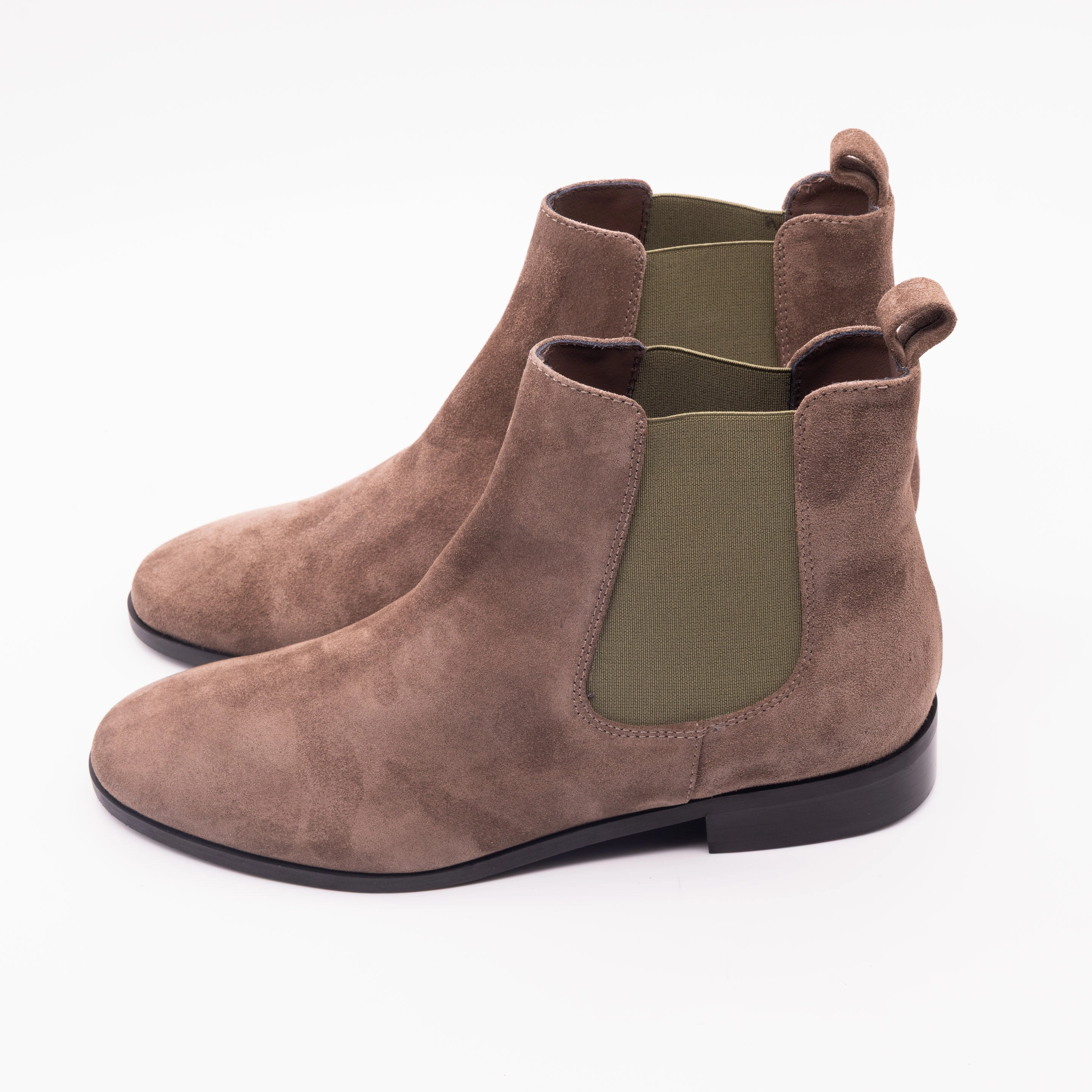 Chukka Vs Chelsea Boots Fox Lava - mit grnem Gummi