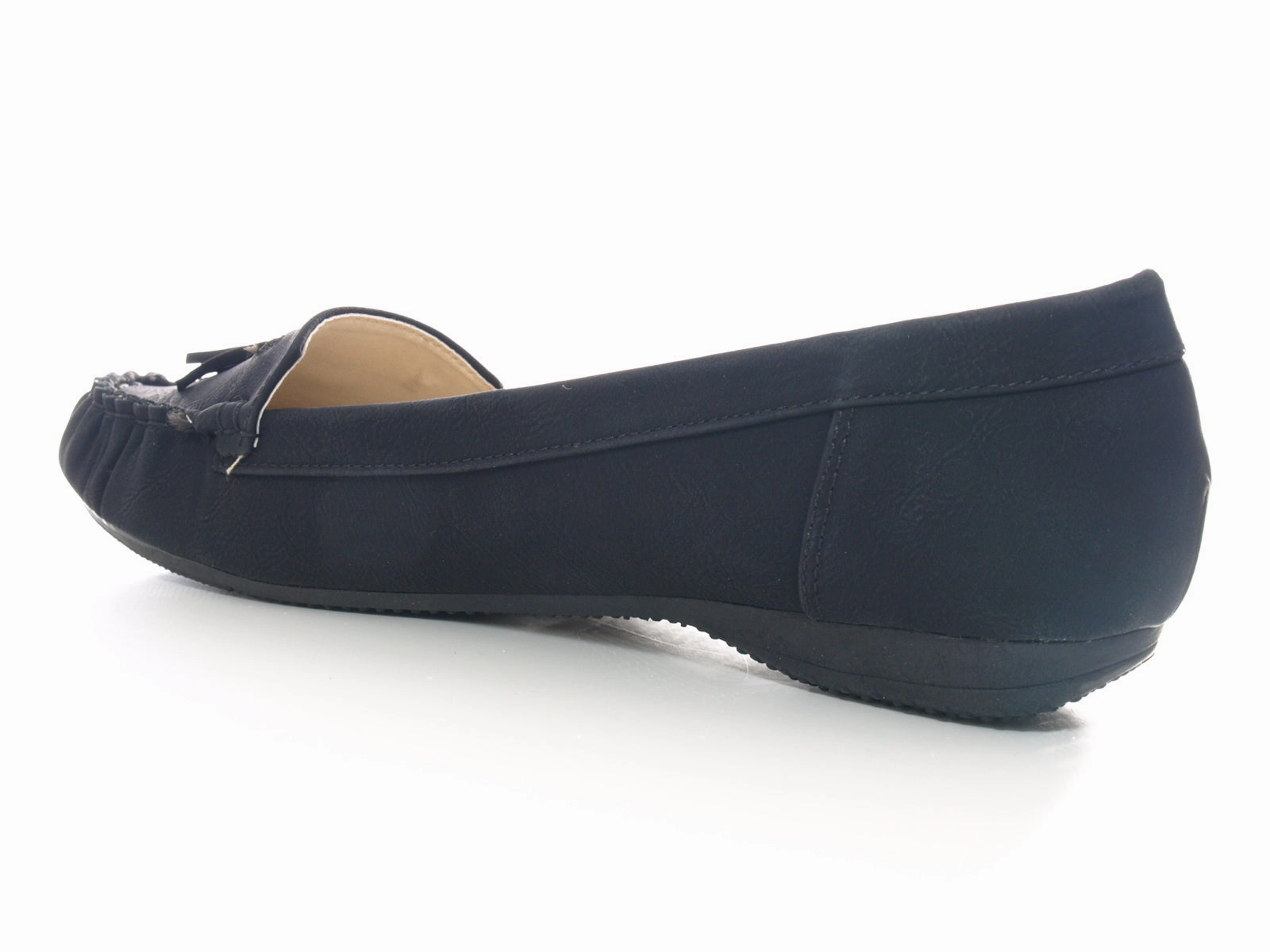 1906r Loafers Damen Slipper Ballerina Loafer Mokassins Slip On Flats Freizeit Black #  8218