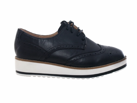 Damenschuhe Designer Schnrr Halbsschuhe Plateauschuhe Black # 6288 Elten Sicherheitsschuhe Office