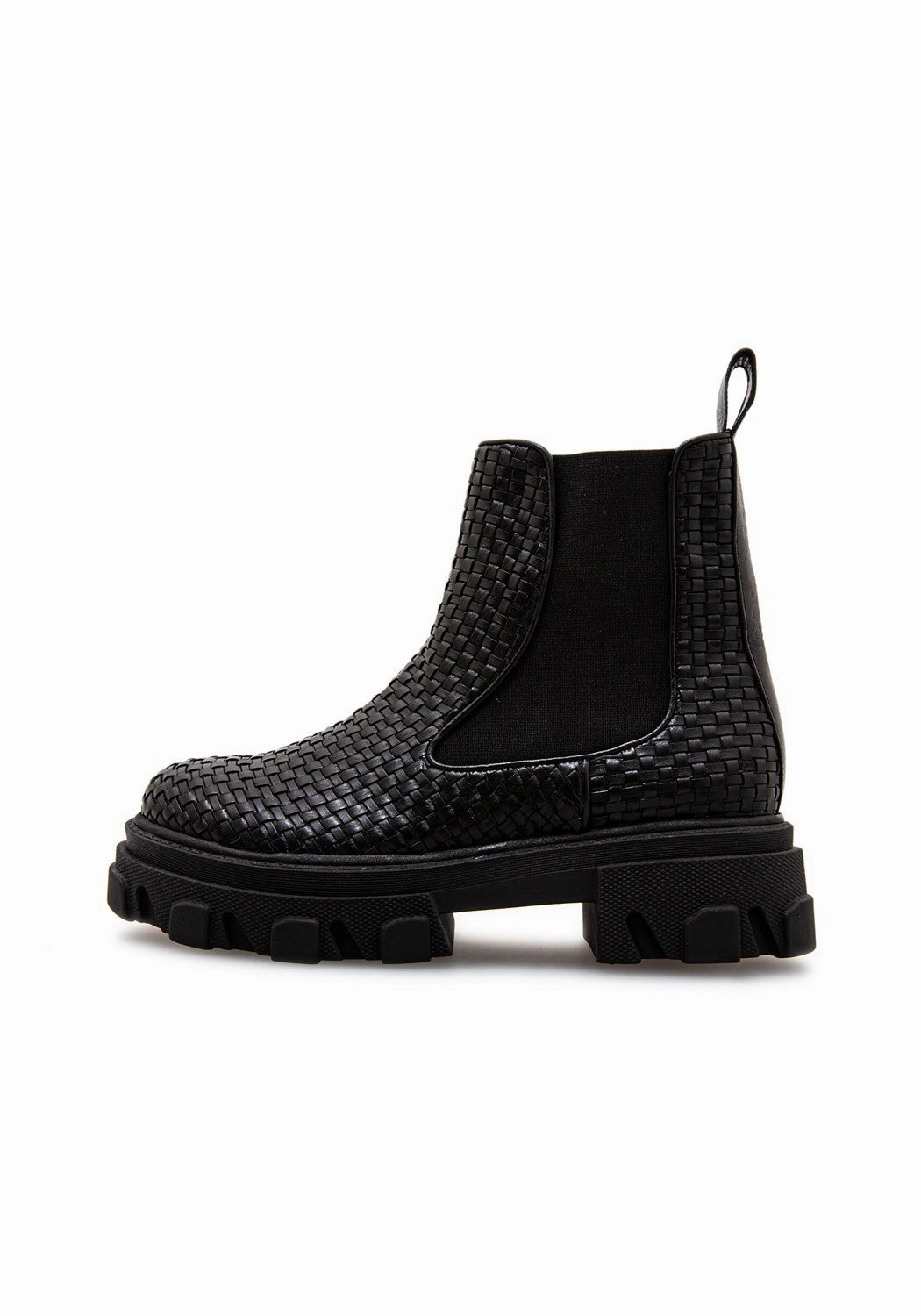 RSNola Short Chelsea Boot braided black Ankle Boots Klein