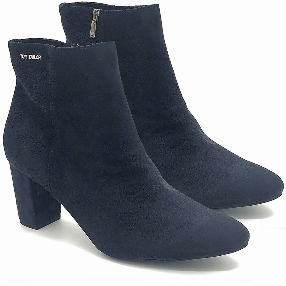 Ergonomische Winterstiefel Tom Tailor Damen Stiefeletten High Heel Schuhe 7991910