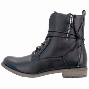 City Walk Chelsea Boots Vera PU in schwarz - Damen Stiefelette