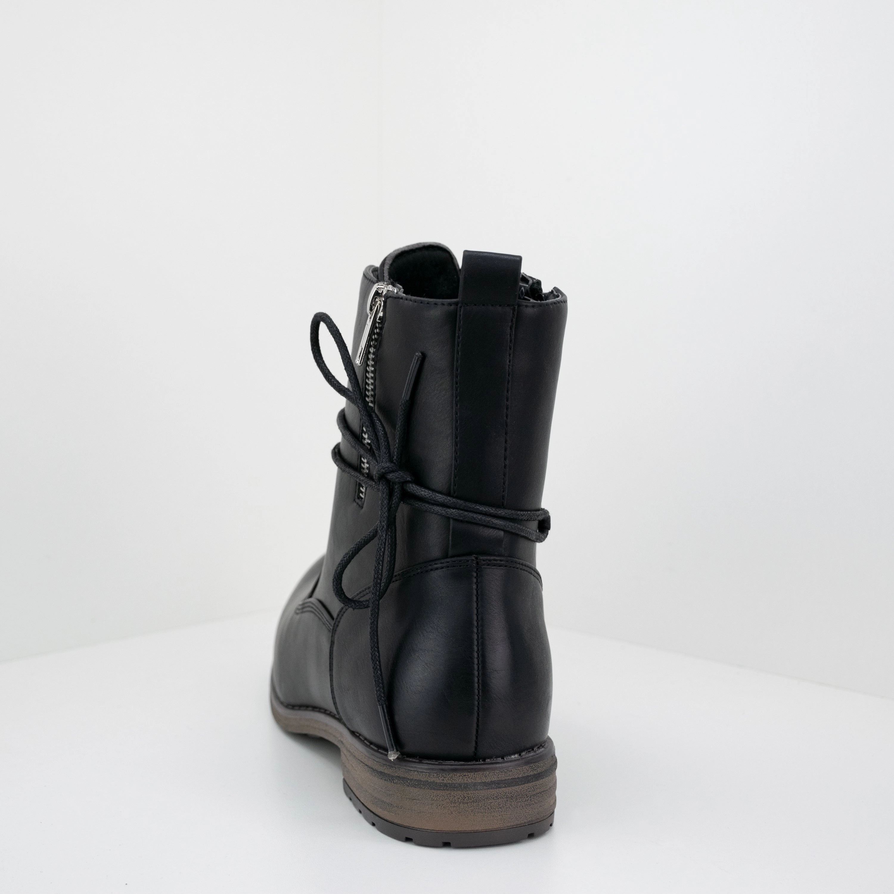 Vera PU in schwarz - Damen Stiefelette Vass Chelsea Boots