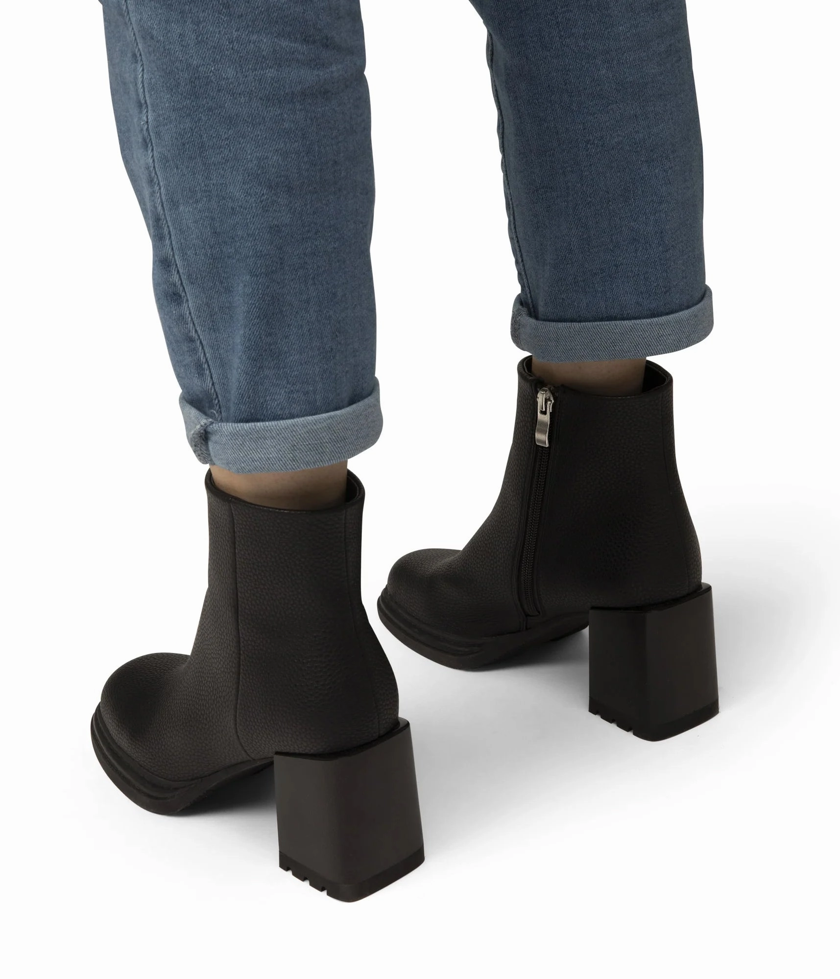 SIVAN Women's Vegan High Heel Boots High Heels Trampling NULL