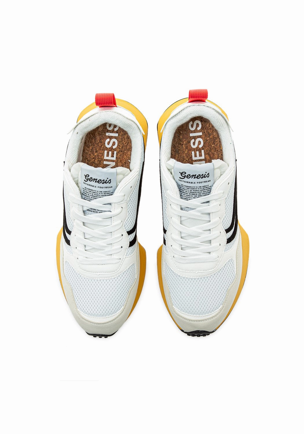 Paul Green Soft Sneaker G-Marathon Eco-Sued R-Pet wht/grey/black