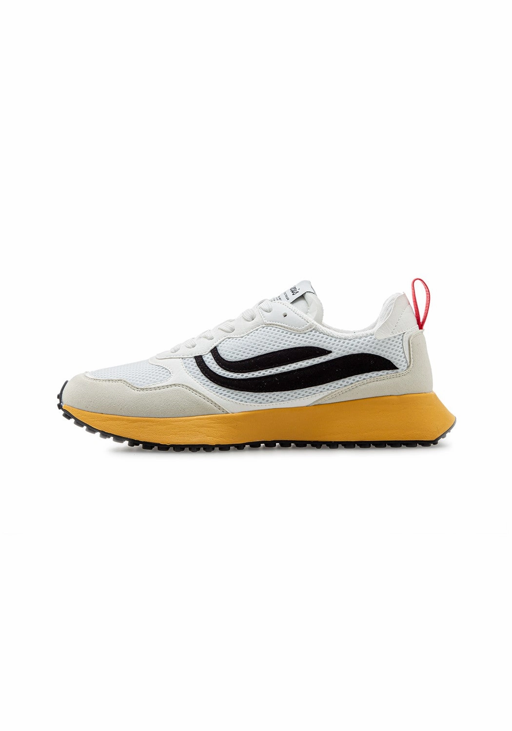 G-Marathon Eco-Sued R-Pet wht/grey/black Sneaker Fetisch