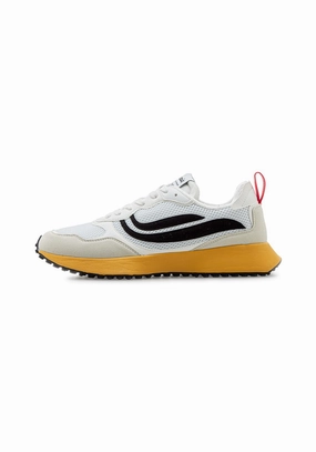 G-Marathon Eco-Sued R-Pet wht/grey/black Good Sneaker For Walking