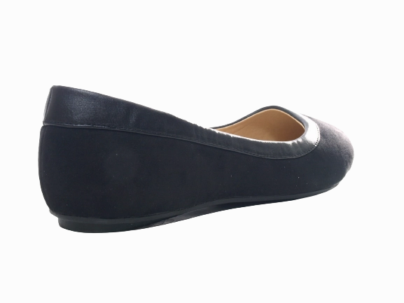 Damen Slipper Halbschuhe Ballerina Loafer Mokassins Slip On Flats Freizeit Black # 1060 Suede Loafers Casual