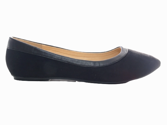 Loafers Zürich Damen Slipper Halbschuhe Ballerina Loafer Mokassins Slip On Flats Freizeit Black # 1060