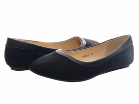 Damen Slipper Halbschuhe Ballerina Loafer Mokassins Slip On Flats Freizeit Black # 1060 Size 14 Loafers