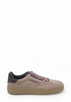 Pit Sneaker |Old Rose Black Suede Sneaker Outlet Store Online