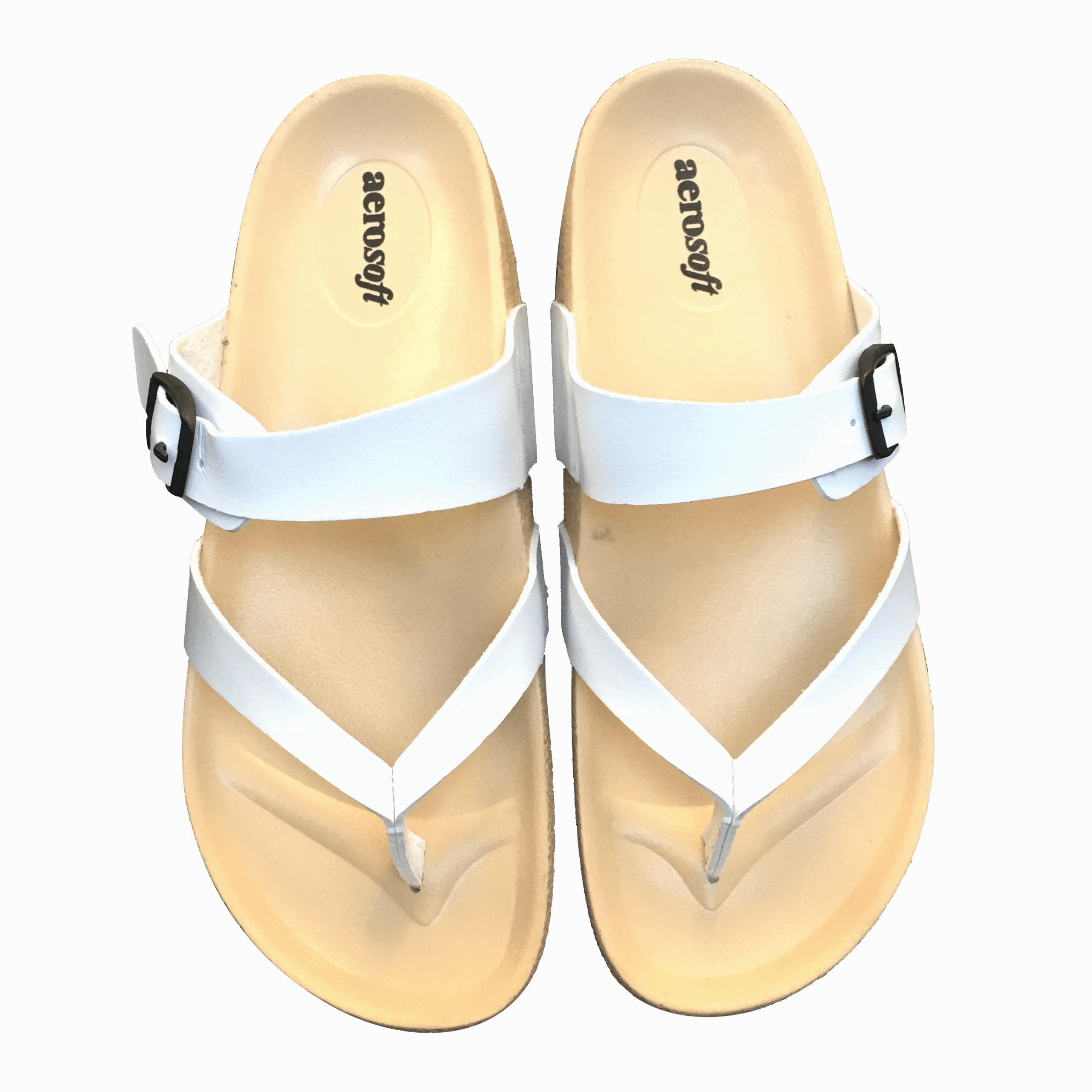 Ara Sandalen Gr 43 Sandalen Aerosoft Soft Unisex - wei oder schwarz