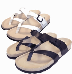 Sandalen Aerosoft Soft Unisex - wei oder schwarz Deichmann Sandalen Weite H