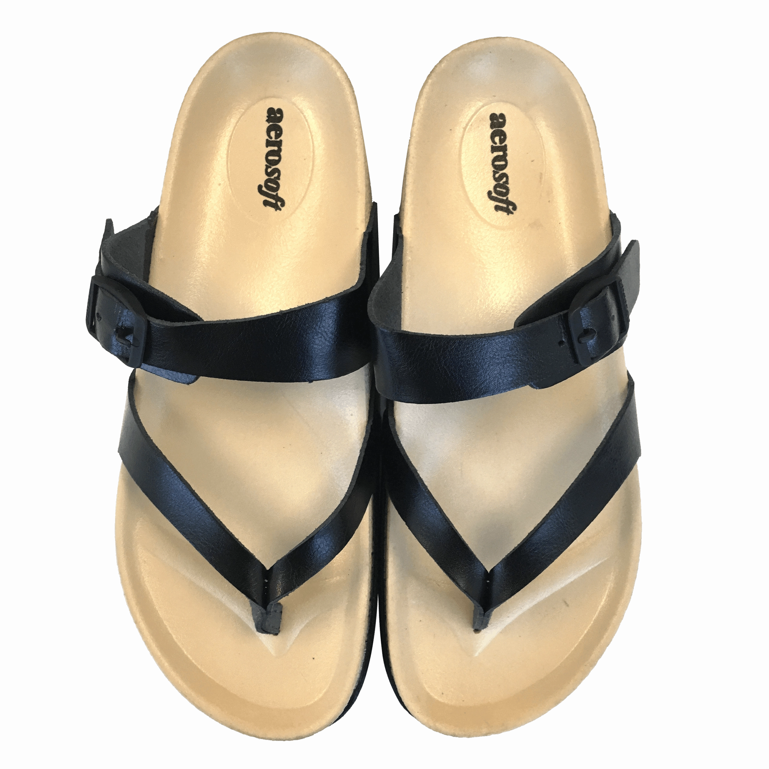 Eco Sandalen Sandalen Aerosoft Soft Unisex - wei oder schwarz