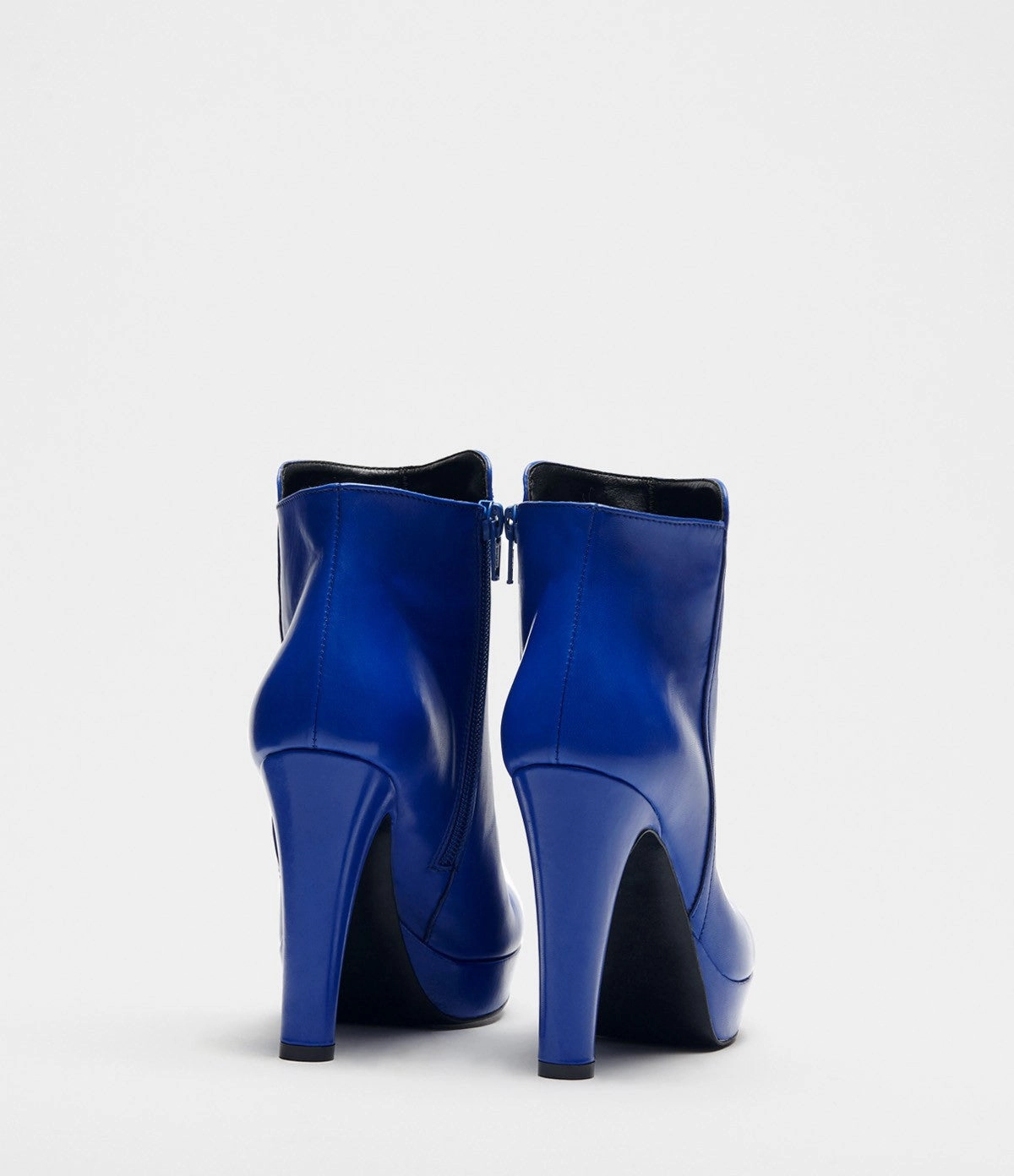 Ankle Boots Unterschied Plateau Stiefeletten Dana blau