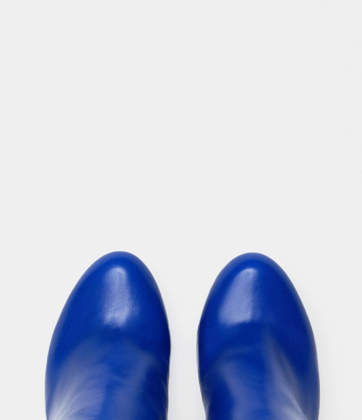 Leather Ankle Boots With Lug Sole Plateau Stiefeletten Dana blau