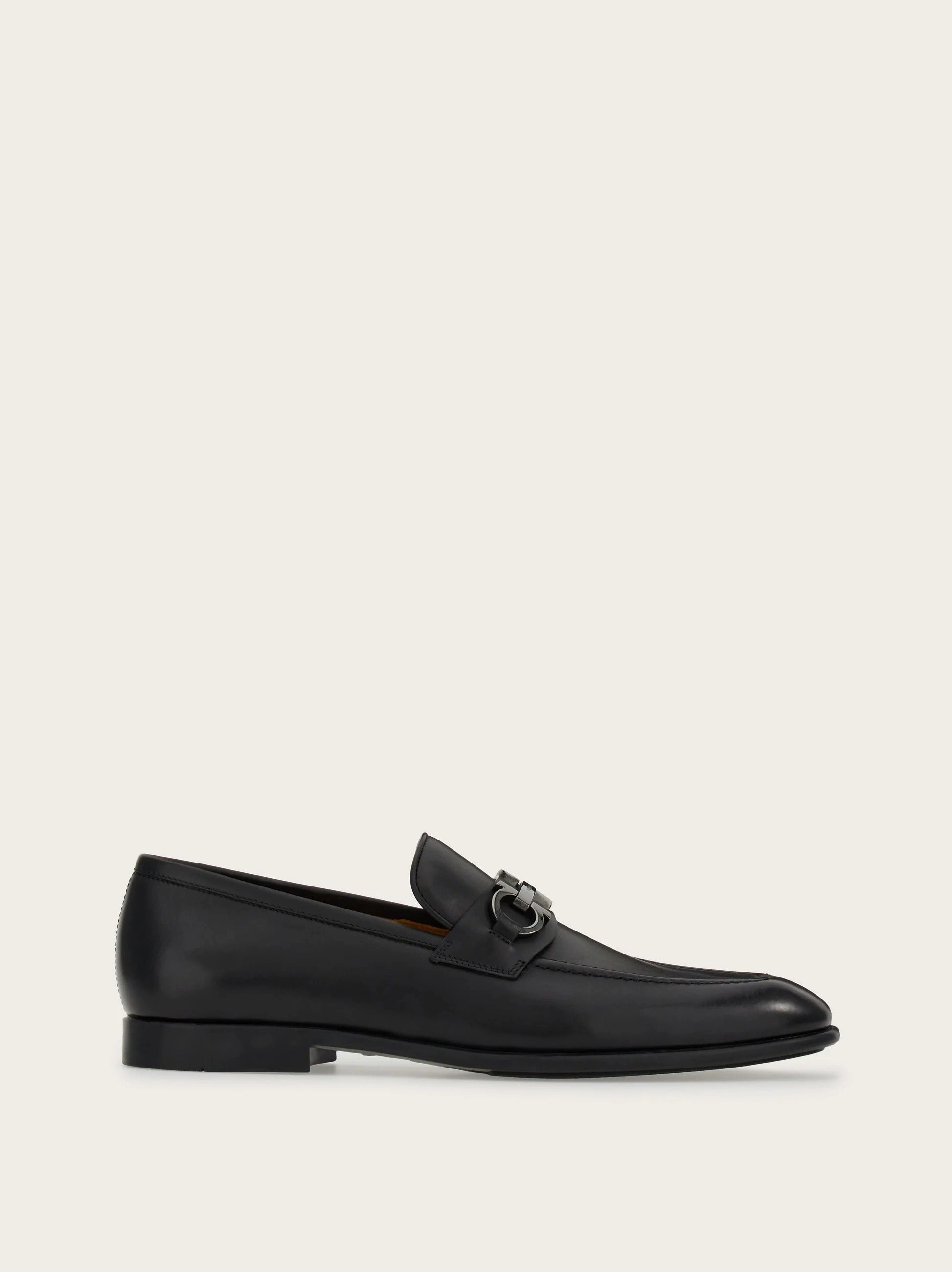 Palma Flex Loafers BLACK FERRAGAMO MEN SHOES