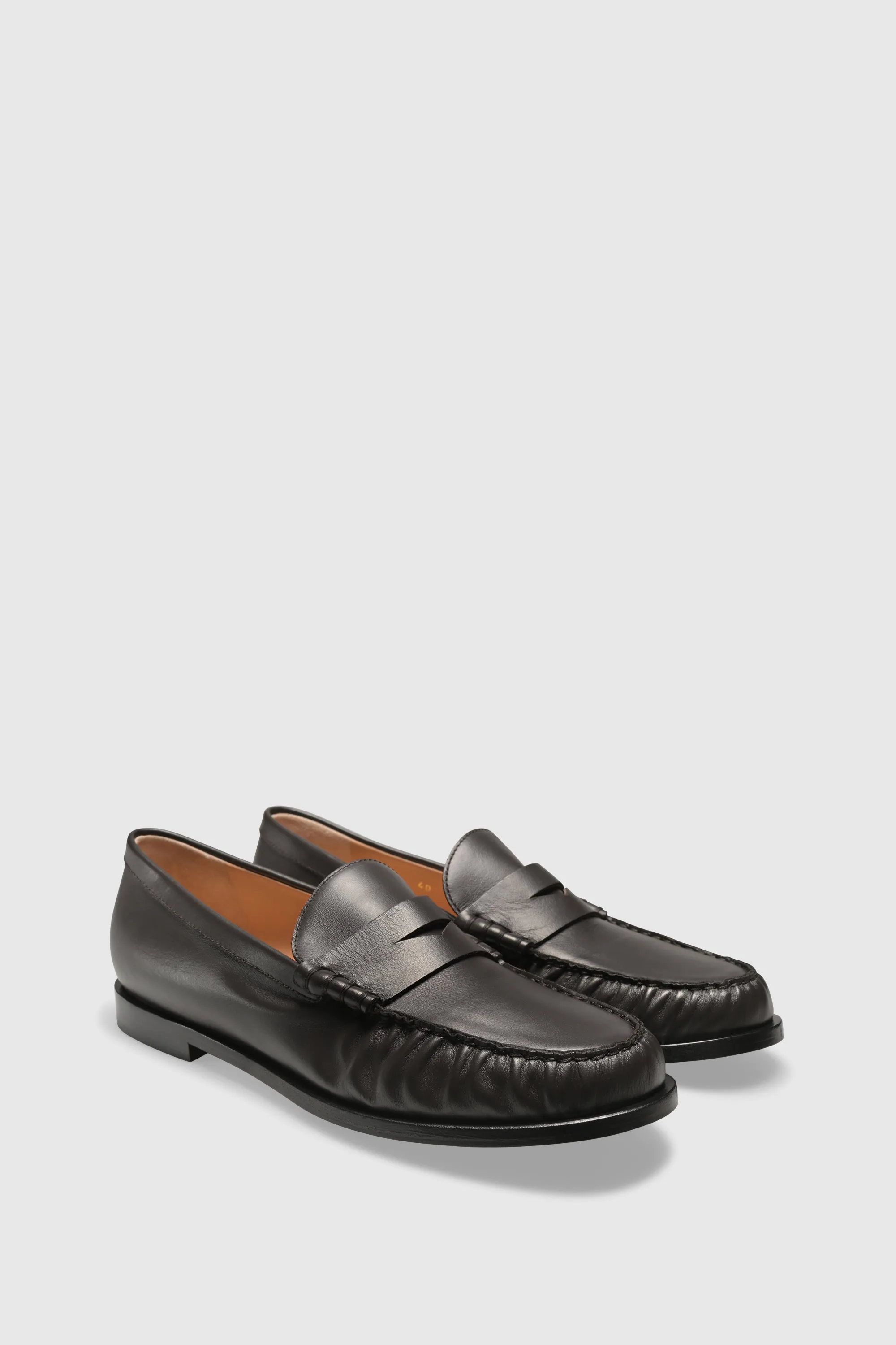 Loafer 9538 Vitello Chocolate Polished Leather Loafers