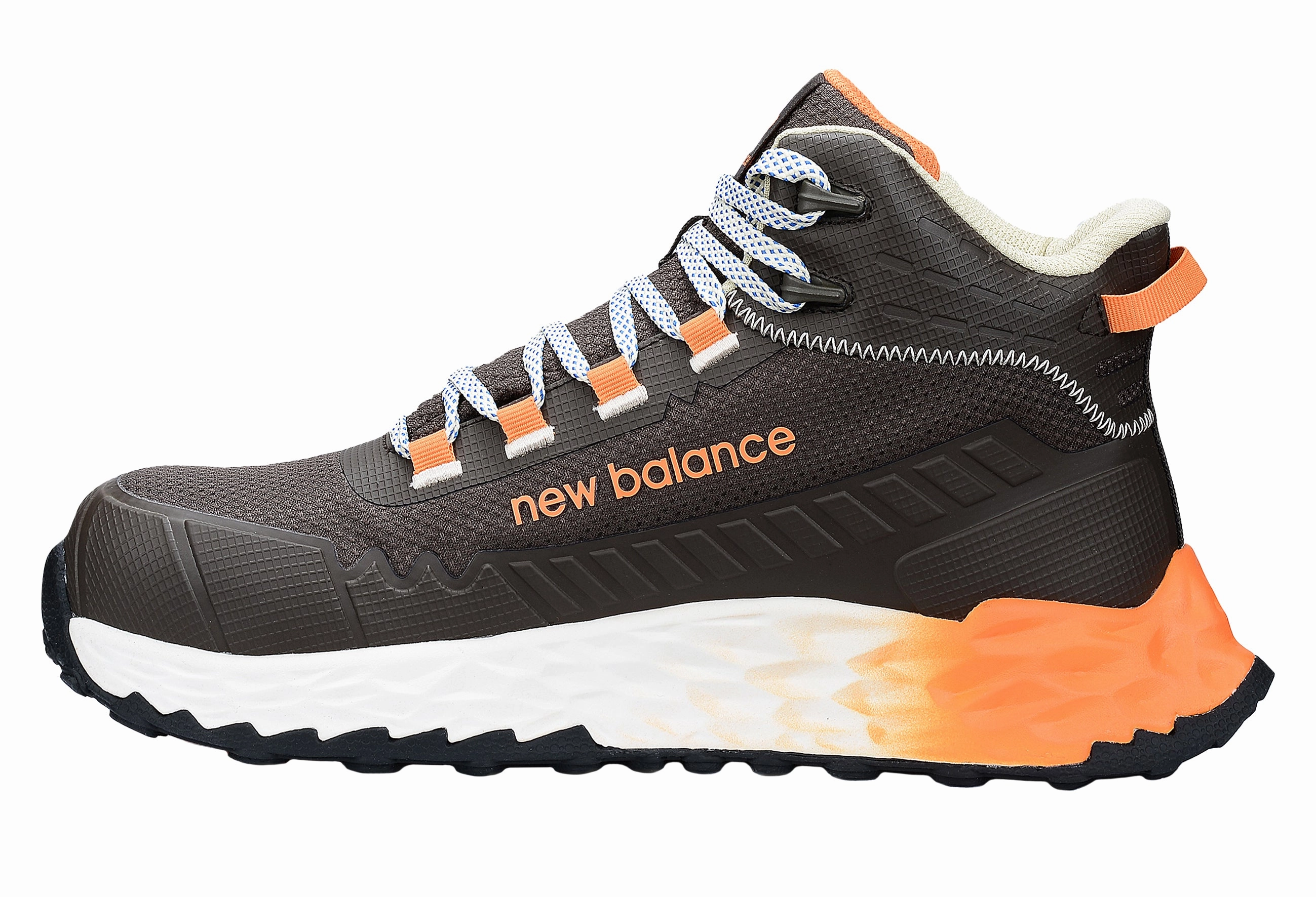 Marra Li20044 Sicherheitsschuhe S3 Esd Mit Infinergy New Balance Cremorne Mid, S3 Sicherheitsstiefel ESD HRO FO, chocolate / orange, Weite 2E, EN ISO 20345