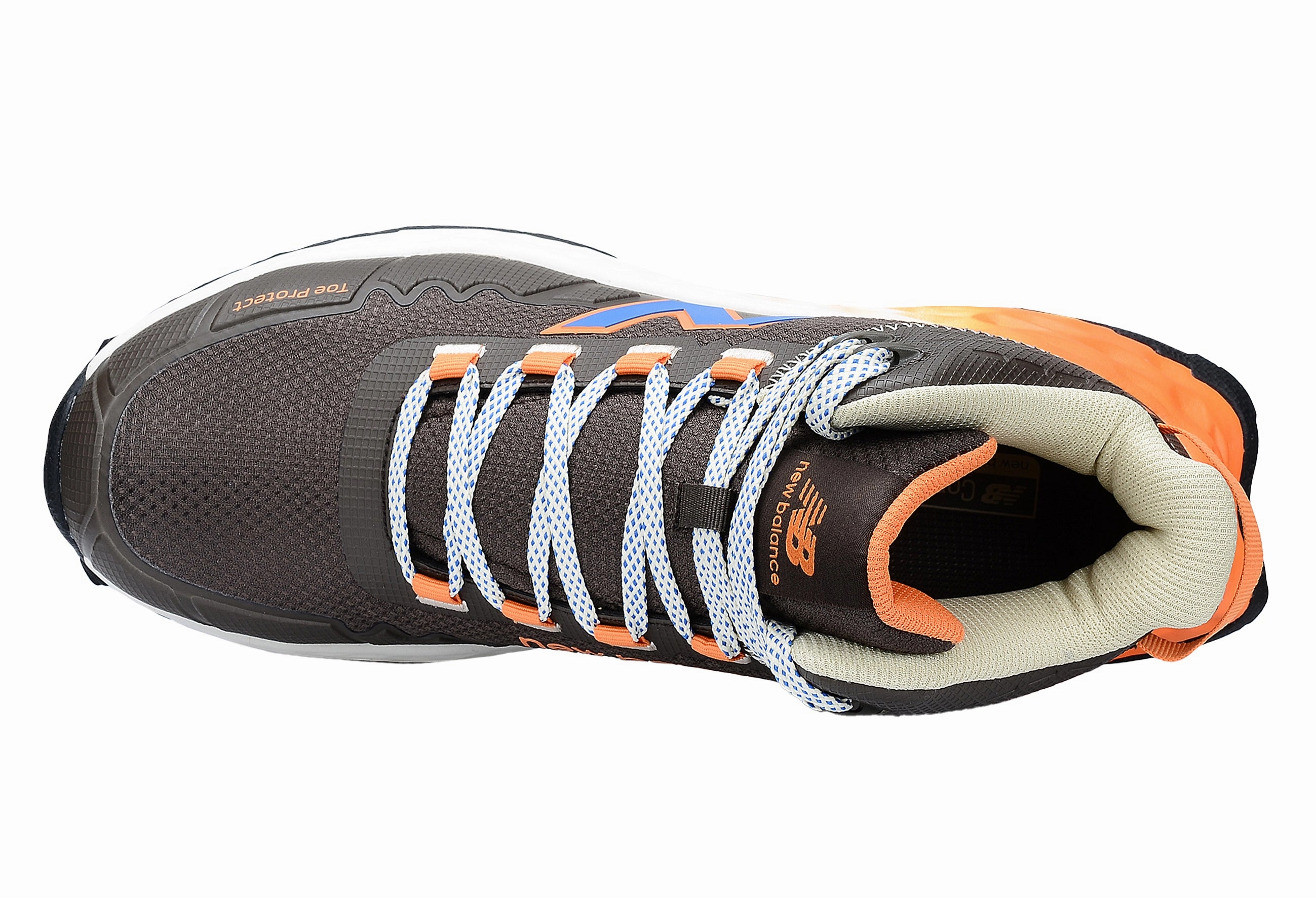 Polizei Sicherheitsschuhe Laden In Offenbach New Balance Cremorne Mid, S3 Sicherheitsstiefel ESD HRO FO, chocolate / orange, Weite 2E, EN ISO 20345