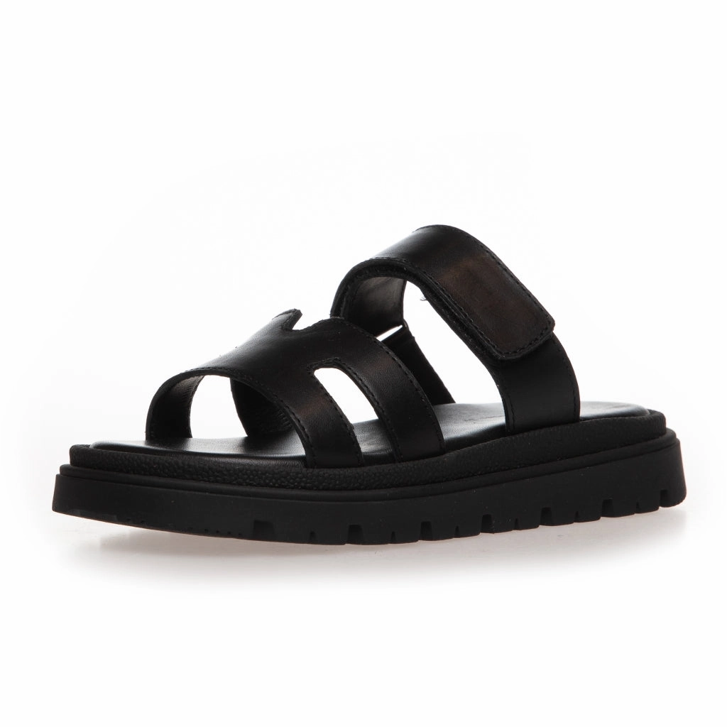 KAMALA - BLACK Sandalen Kinder Jungen Barfußschuhe