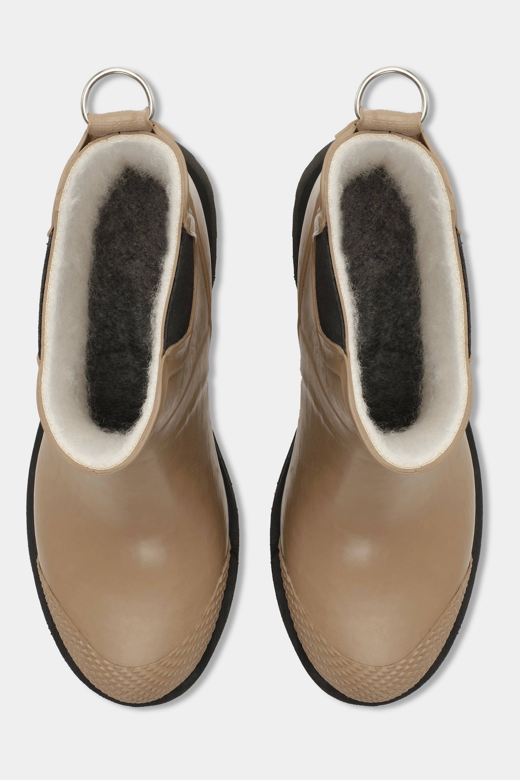 Schöne Winterstiefel Kurze Gummistiefel Hohem Absatz - Otter