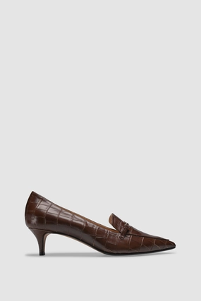 Pump 9480 Cocco Stampato Chocolate Verbenas Loafers