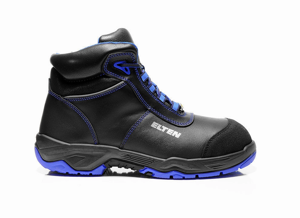 Reaction blue Mid ESD S3-Sicherheitsschnrstiefel ELTEN Schnürsenkel Sicherheitsschuhe