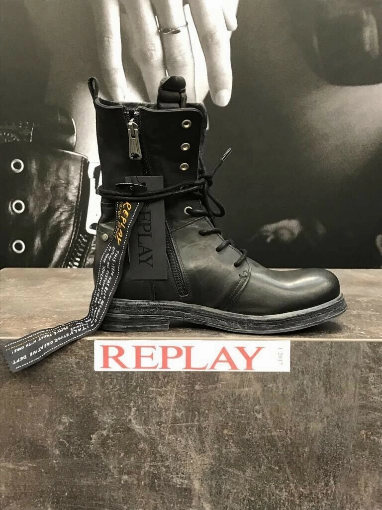 Paul Green Gefütterte Stiefel Replay Damenschuhe Schuhe Stiefel Stiefelette Boots Leder Amory Head Banger Club