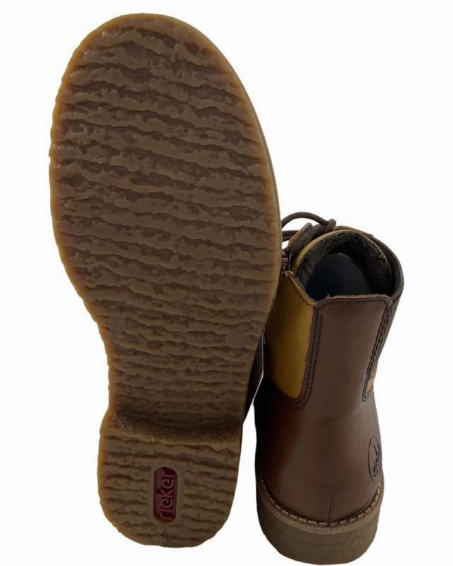 Daytona Arrow Sport Gtx Stiefel Rieker Damen Schnrstiefel 73522-68 Kunstleder Gelb