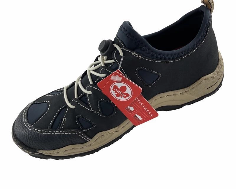 Christian Louboutin Damen Sneaker Rieker Damen Slipper L00551-14 Blau Kunstleder Wechselbare Einlegesohle