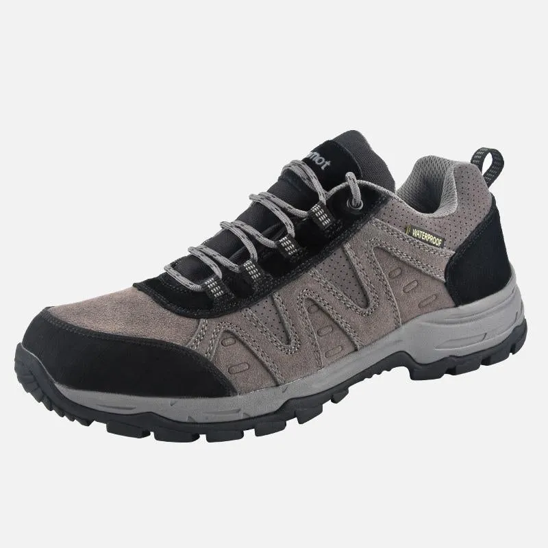 Studie Laufschuhe riemot Herren Wasserdichte Wanderschuhe Grau Schwarz Leichte Laufschuhe