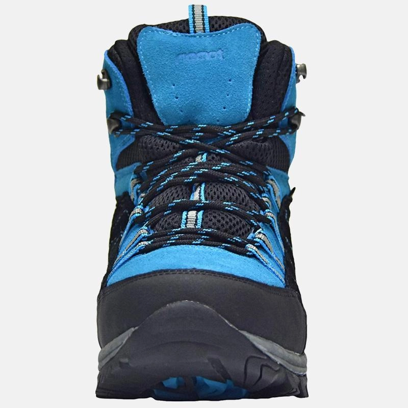 riemot Wanderschuhe fr Herren Blau Vllig wasserdichte High Rise Outdoor Wanderschuhe High Heels Mit Rosen