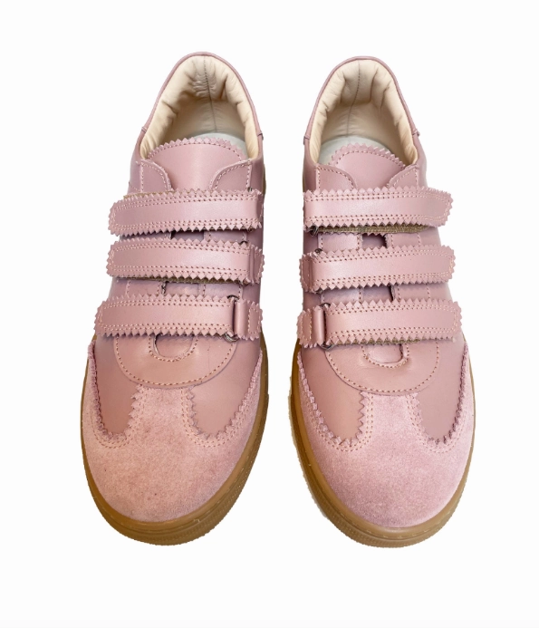 Marie Morenz Sneaker Klett Altrosa Sneaker Waschen Waschmittel