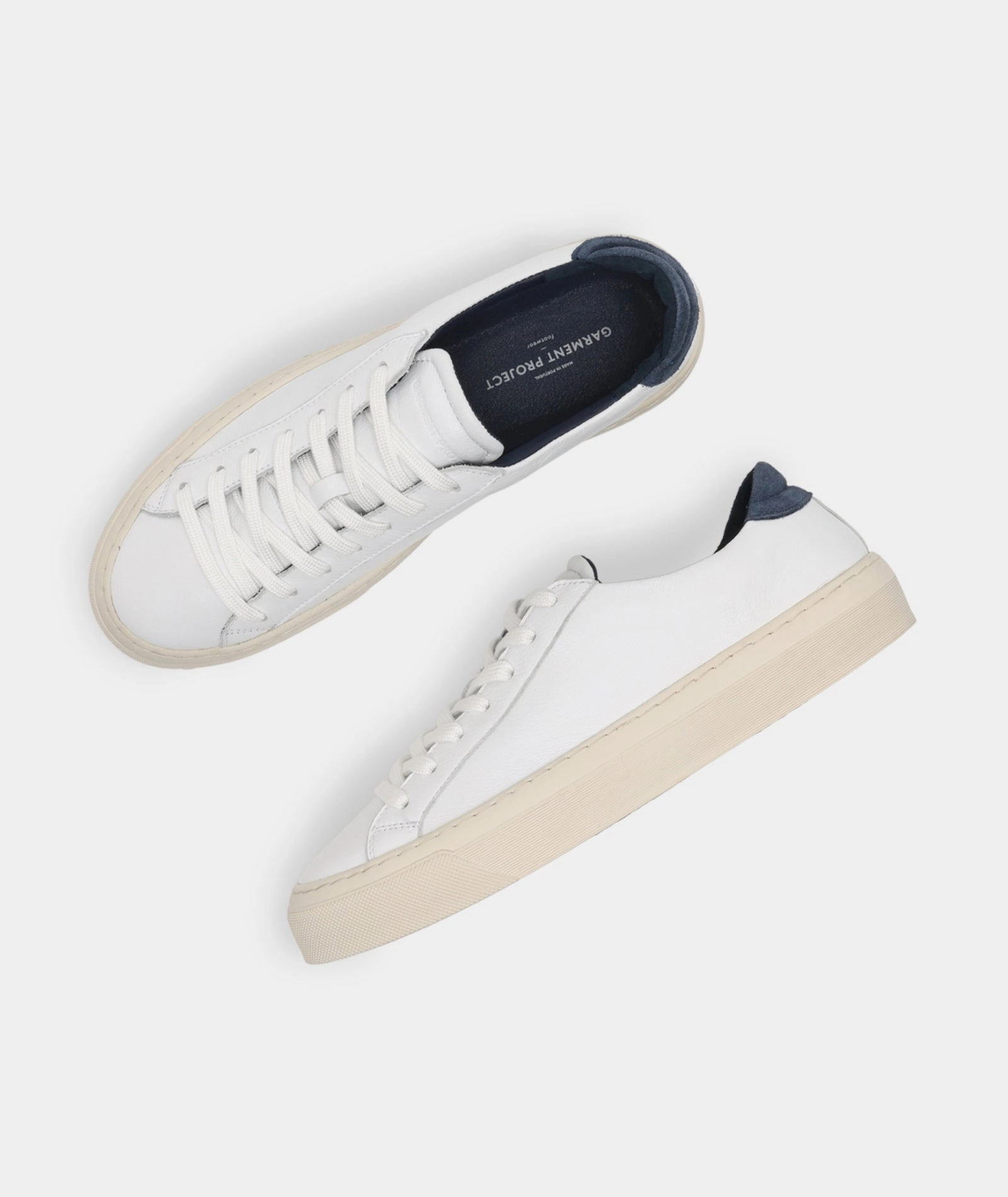 Sneaker In Waschmaschine Kit - White / Blue Leather