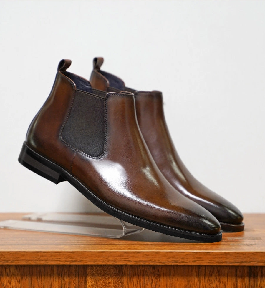 Elegante Chelsea Boots Braun fr Stil und Komfort Deutsche Stiefel