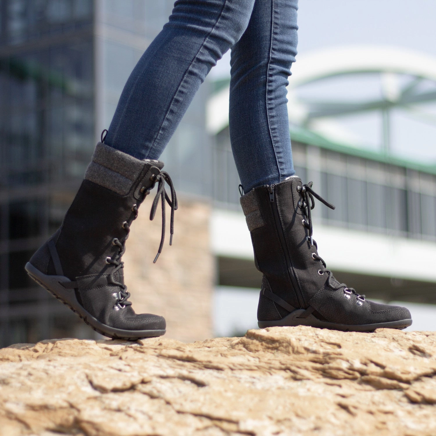 Xero Shoes Mika - schwarz (Restposten) Super Fit Winterstiefel