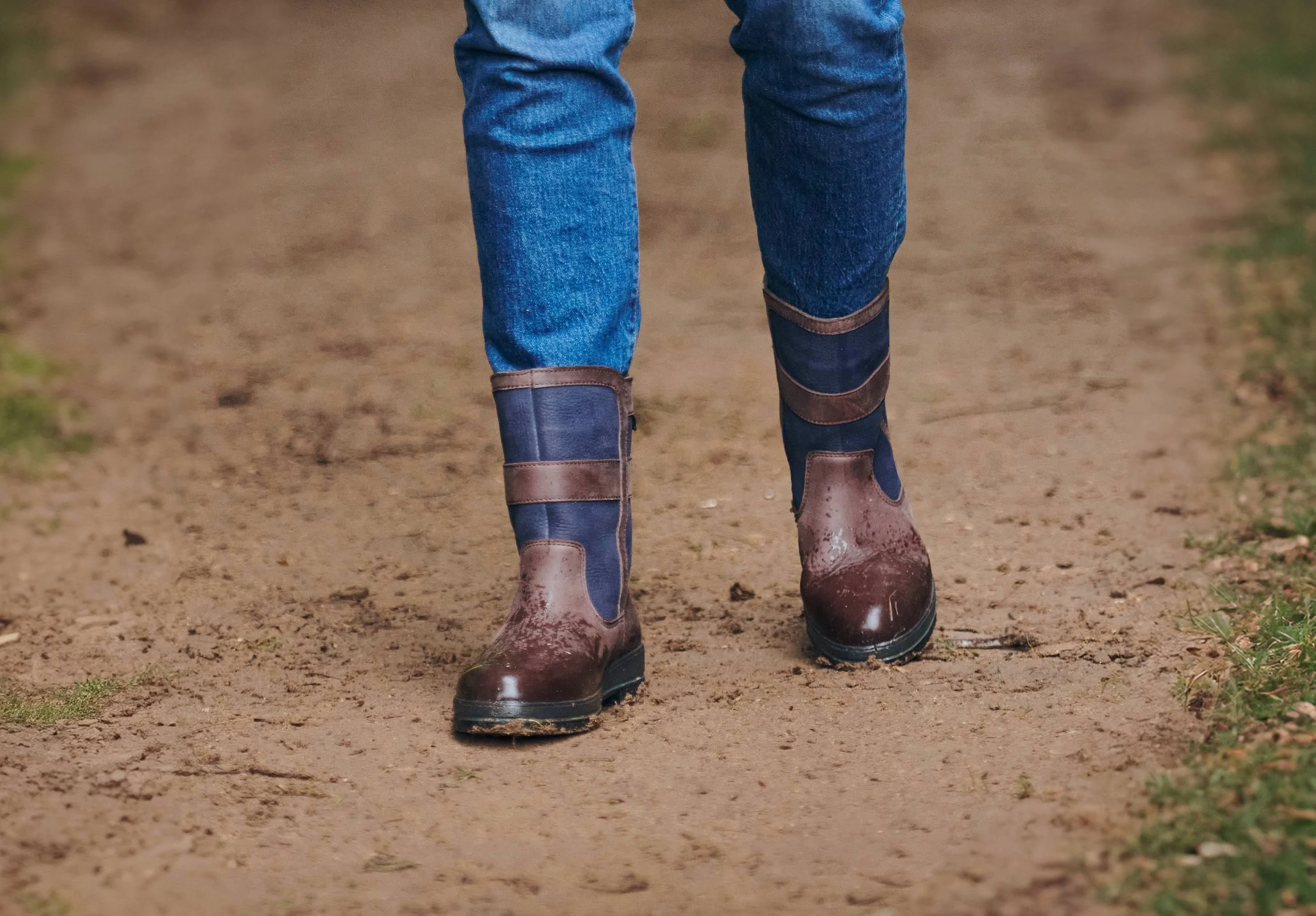 Stiefel Für Kleider Roscommon Herren Stiefelette - Navy/Brown