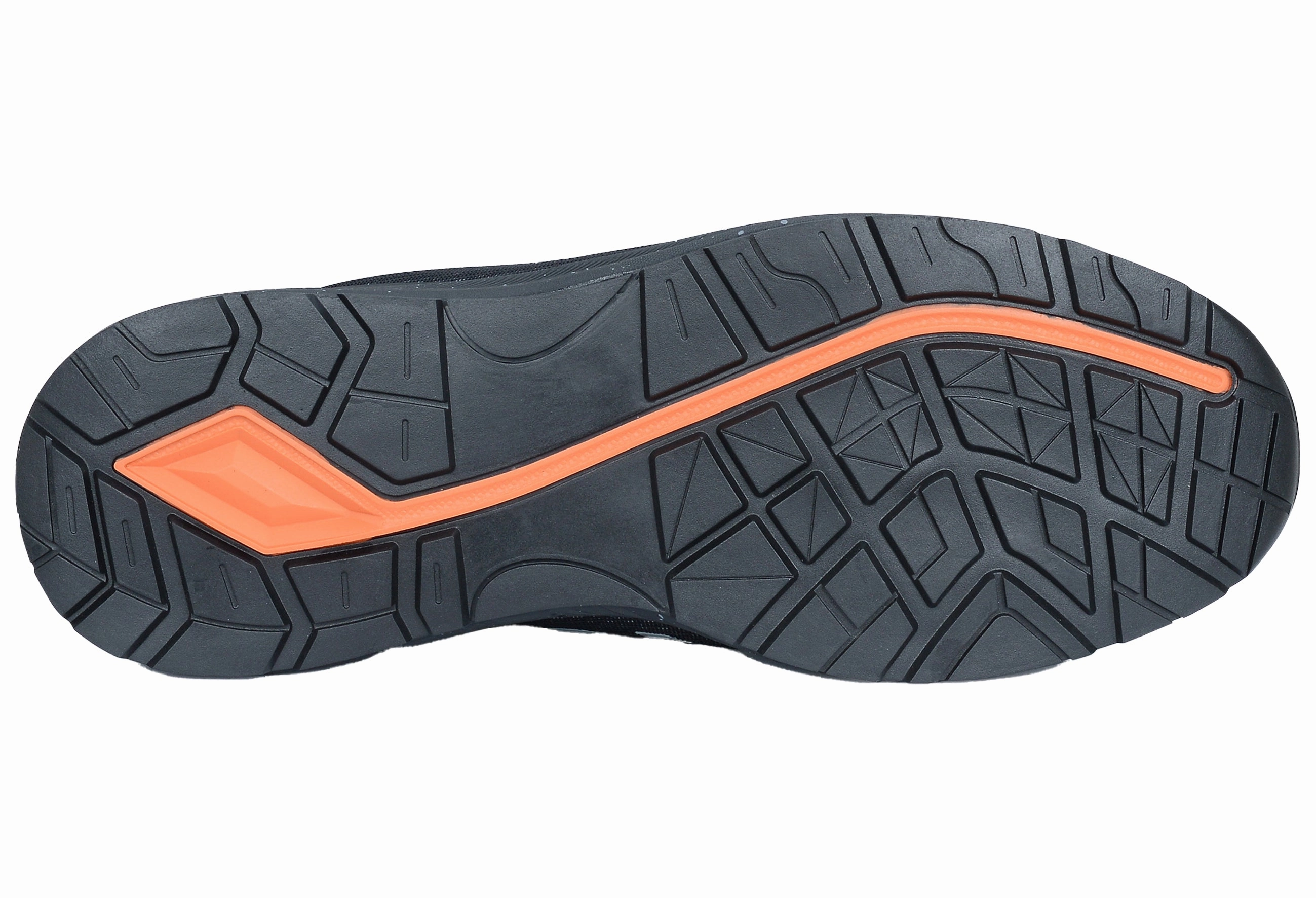 New Balance Logic BOA, Sicherheitsschuh S1P S1 ESD HROe, S1 PL SR FO HRO, schwarz / orange Sicherheitsschuhe S1b