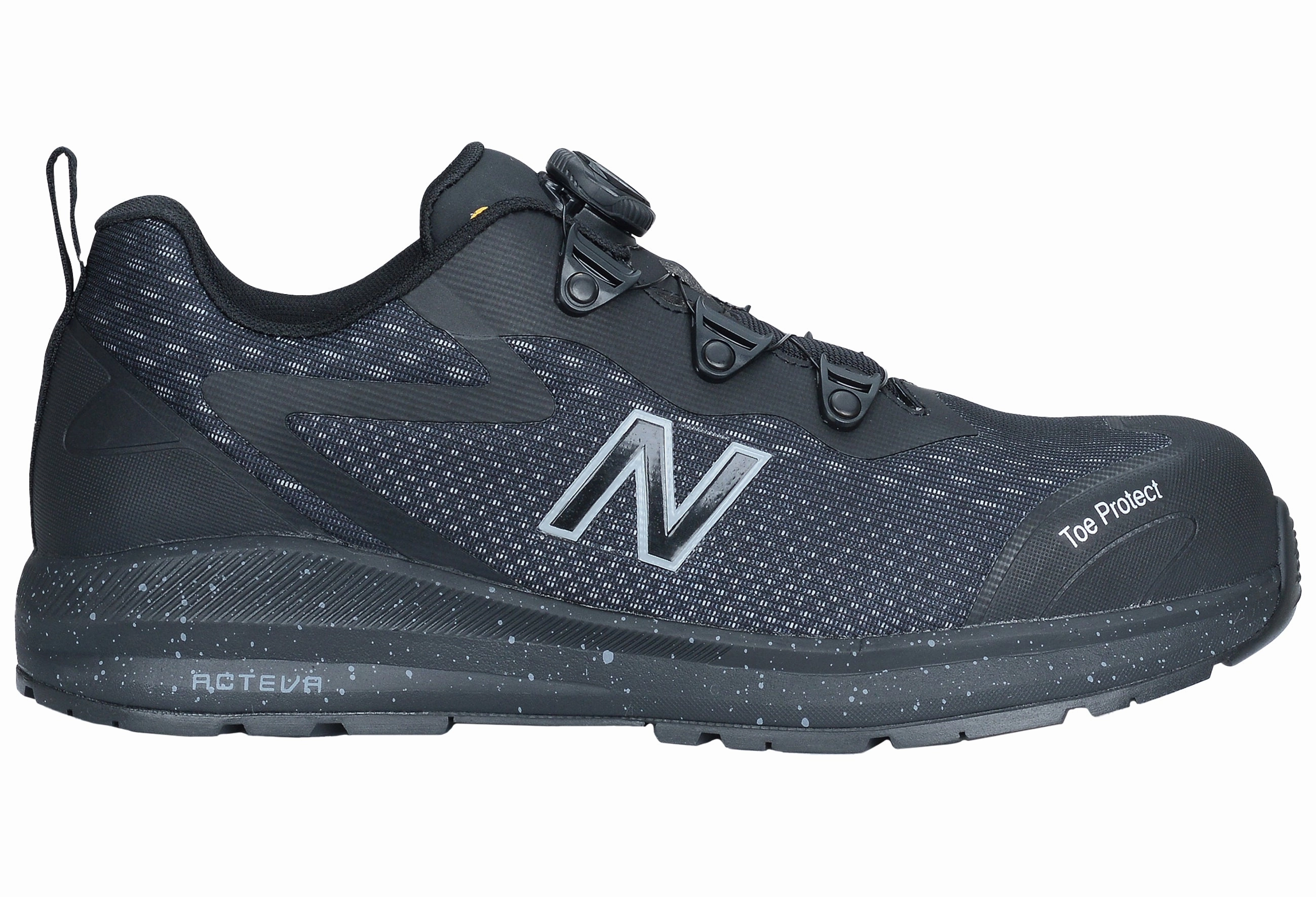 Craftland Sicherheitsschuhe W11 Wedel New Balance Logic BOA, Sicherheitsschuh S1P S1 ESD HROe, S1 PL SR FO HRO, schwarz / orange