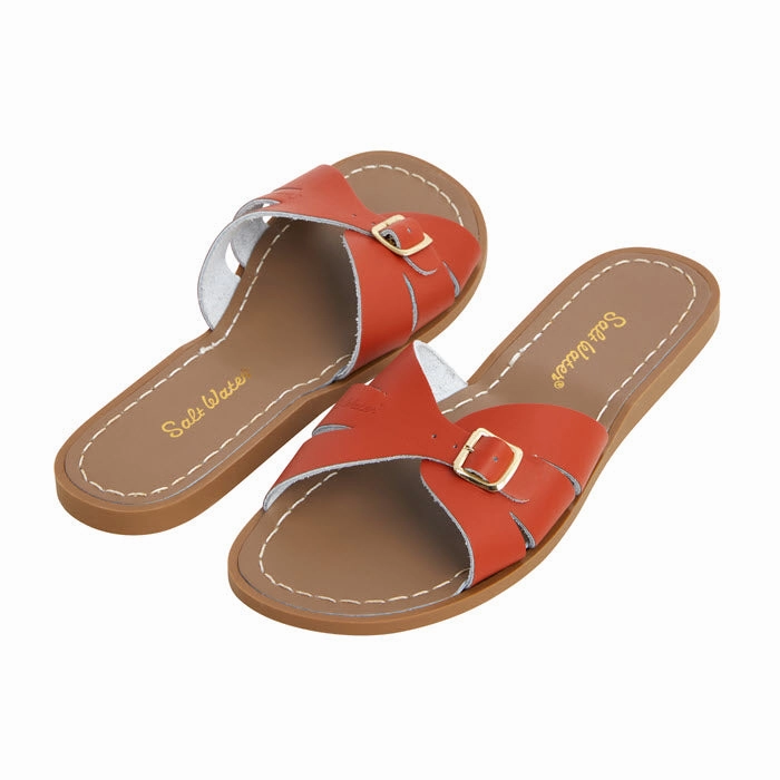 Sandalen Weichbettung Salt Water Sandalen CLASSIC SLIDES paprika