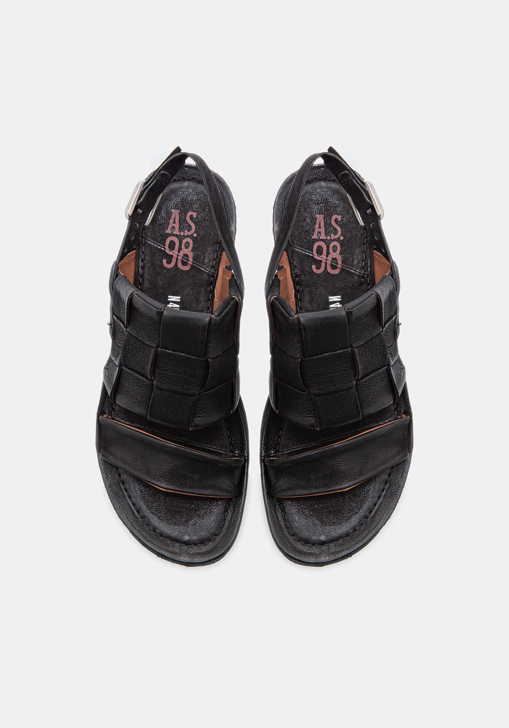 A16018-0101-6002 nero Sandalen Größe 35